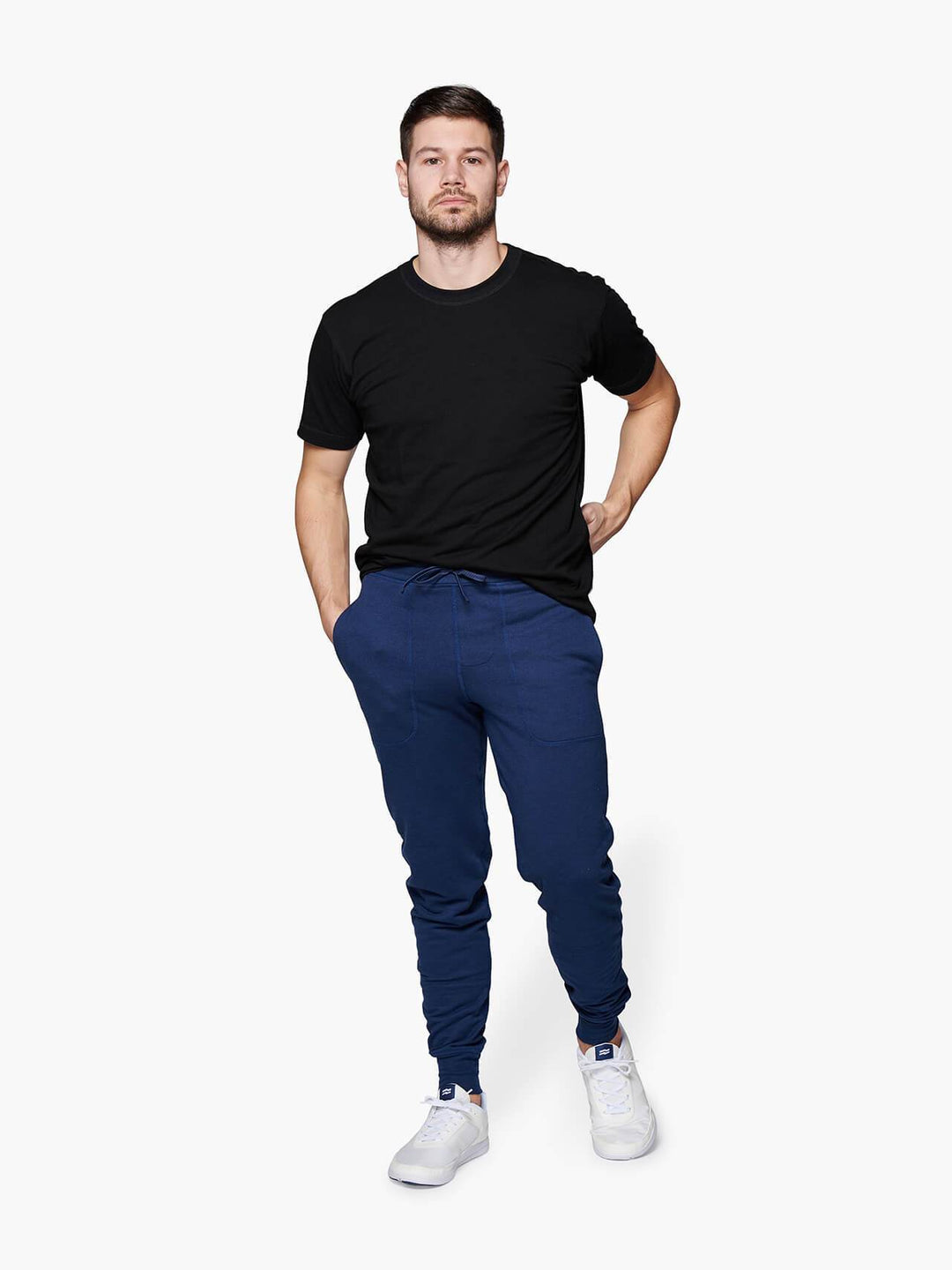 【DEARMINE】Cellua Track Sweatpants MOBIL SWEATPANTS in Blue | Unisex Movement Jogger – STR/KE