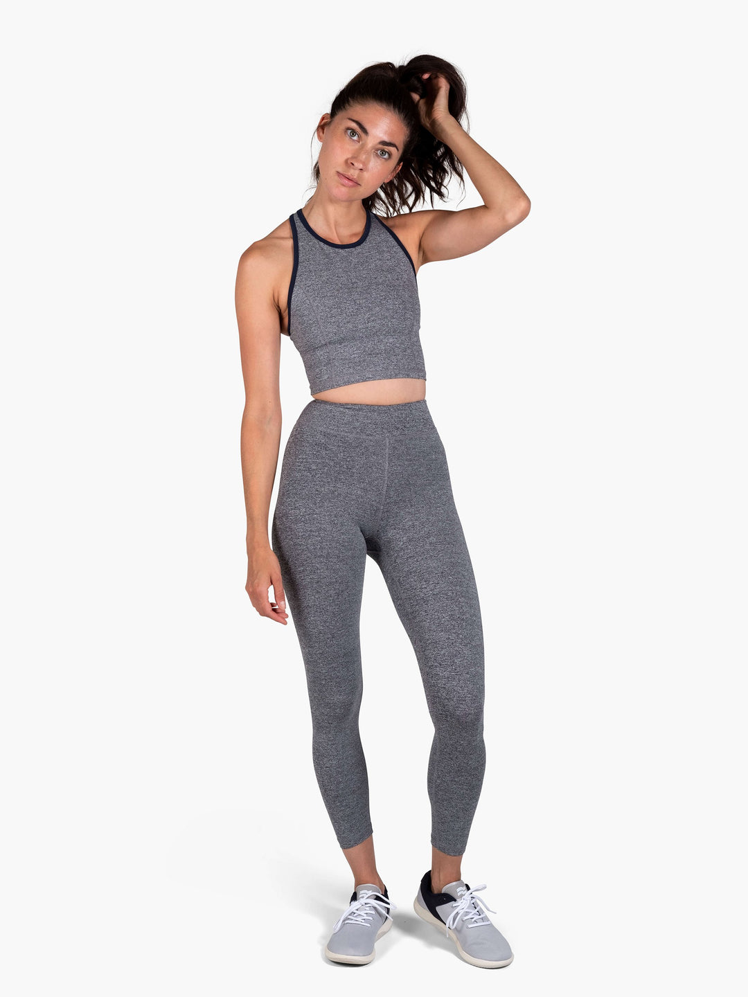 Grey tight pants online